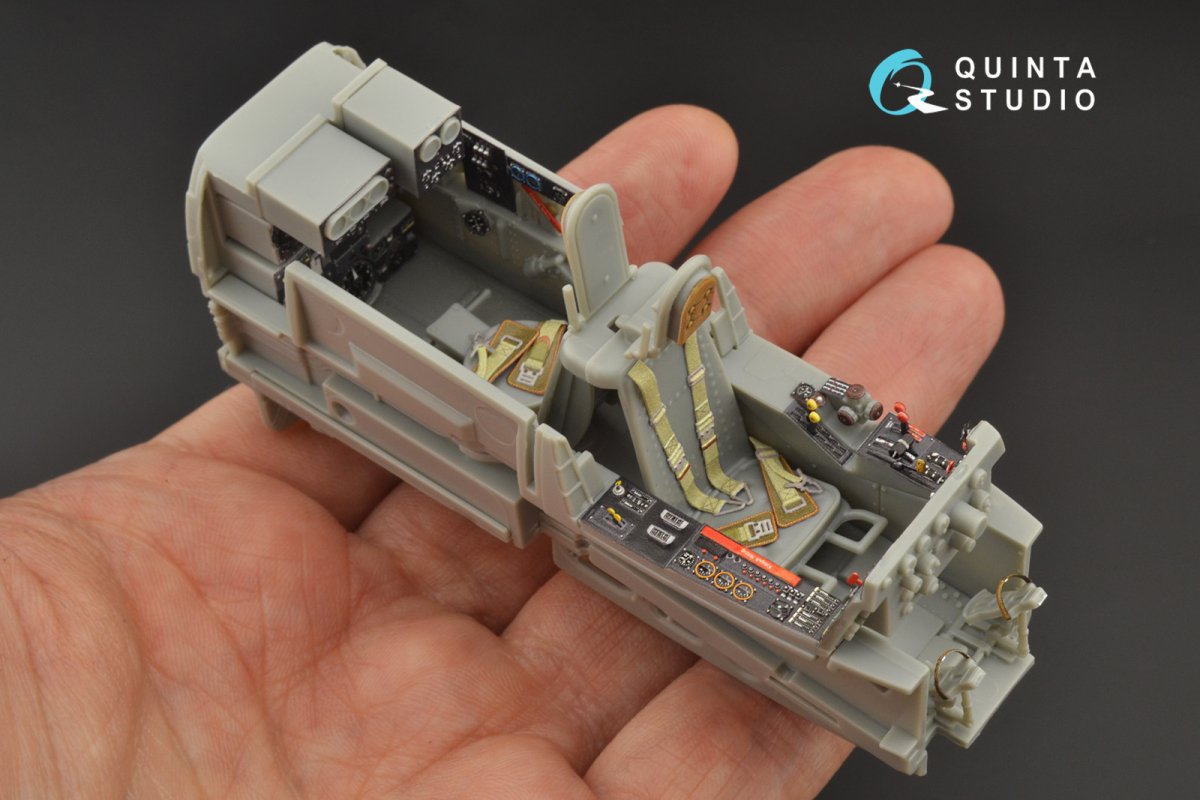 Quinta Studio QD32103 He 219 3D-Printed &amp;amp; coloured Interior on decal paper ( ZM SWS ) 1/32 – zdjęcie 8