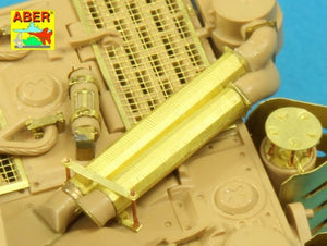 Aber 35A127 Feifel air cleaners tubes for early Tiger I, Ausf.E (Sd.Kfz.181) 1/35 – imagen 11