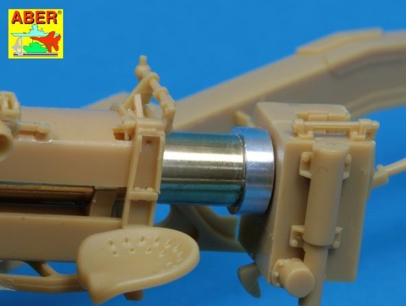 Aber 35L-313 Barrel for British 17pdr Anti-Tank Gun Mk.I with ball-shaped muzzle brake / Lufa do angielskiej 17 funtowej przeciw-pancernej armaty Mk.I z kulistym hamulcem wylotowym 1/35 – imagen 5
