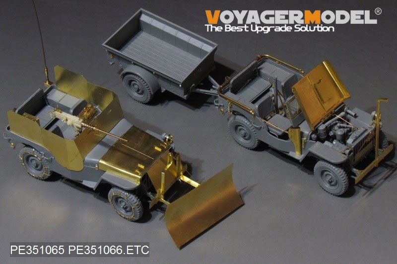 Voyager Model PE351066 WWII U.S. Jeep Willys MB w/Add Amour upgrade set for Takom 1/35 – Bild 4