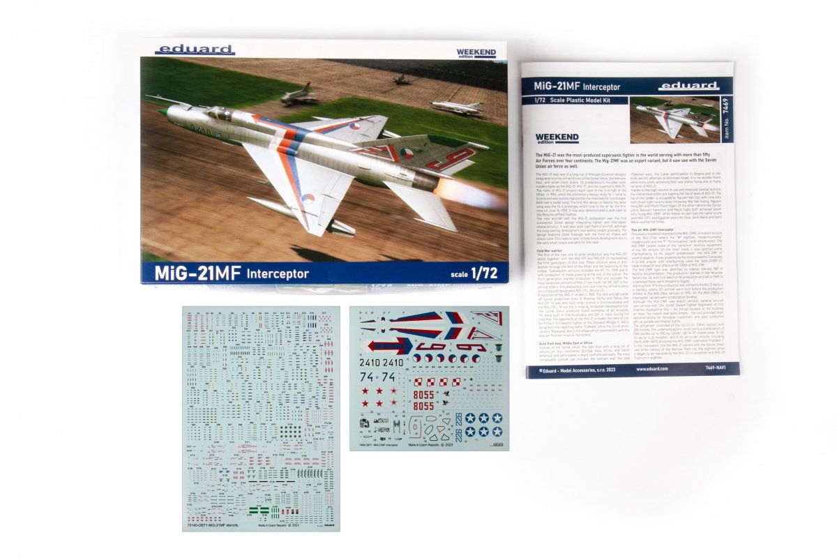 Eduard 7469 MiG-21MF Interceptor Weekend edition 1/72 – immagine 3