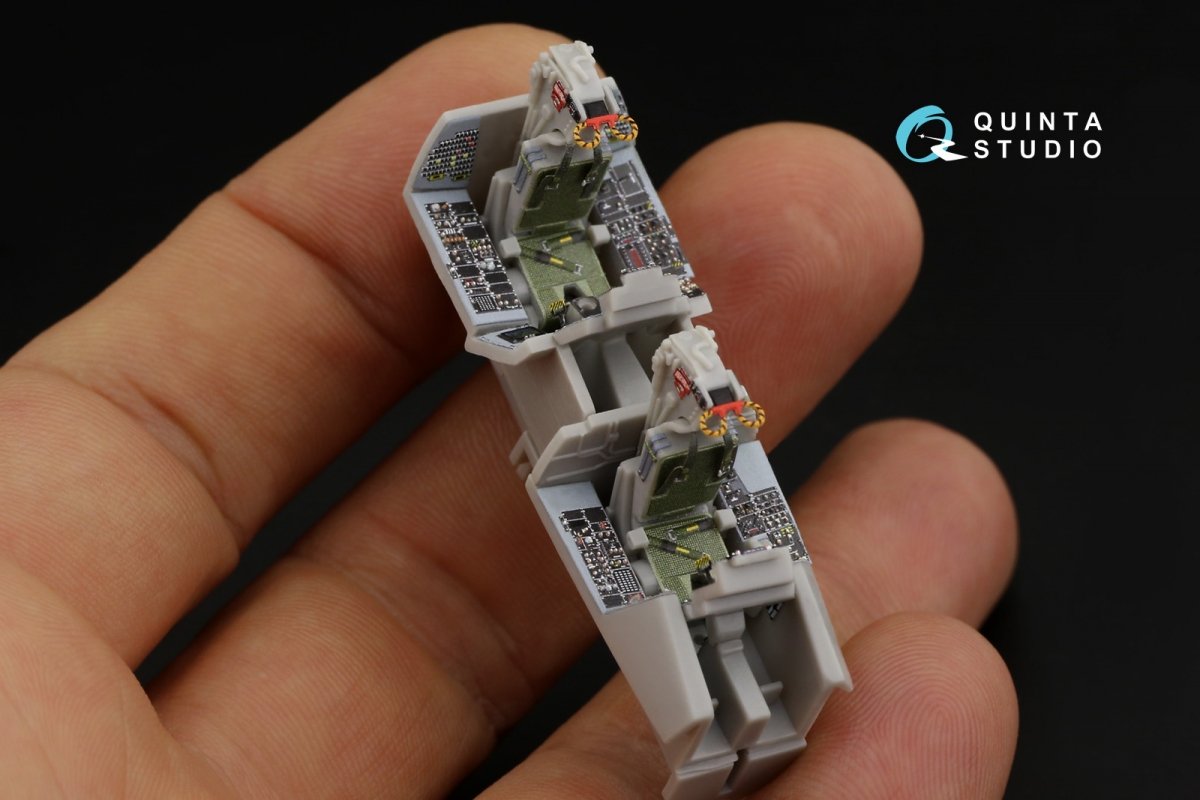 Quinta Studio QD72027 F-14A 3D-Printed &amp;amp; coloured Interior on decal paper (for Hasegawa kit) 1/72 – imagen 3