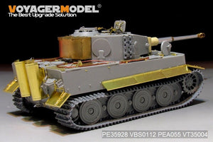 Maquette Voyager PE35928 Char Tiger I allemand de la Seconde Guerre mondiale, production tardive, pour TRUMPETER 09540, échelle 1/35 – image 7
