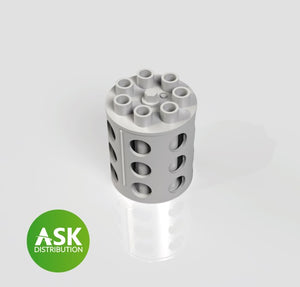 Art Scale Kit A48024 A-10C Rotary Gun Flash Suppressor 3D Print for ACA 1/48 – imagen 2