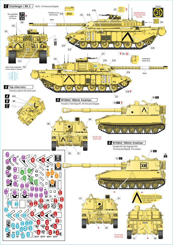 Star Decals 72-A1010 Tempête du désert 1991 (1) 1/72 – image 2