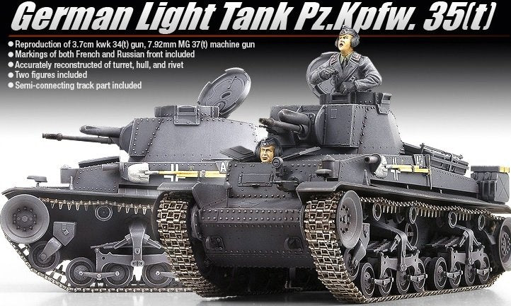 Academy 13280 German Light Tank Pz.Kpfw. 35(t) 1/35 – Bild 2