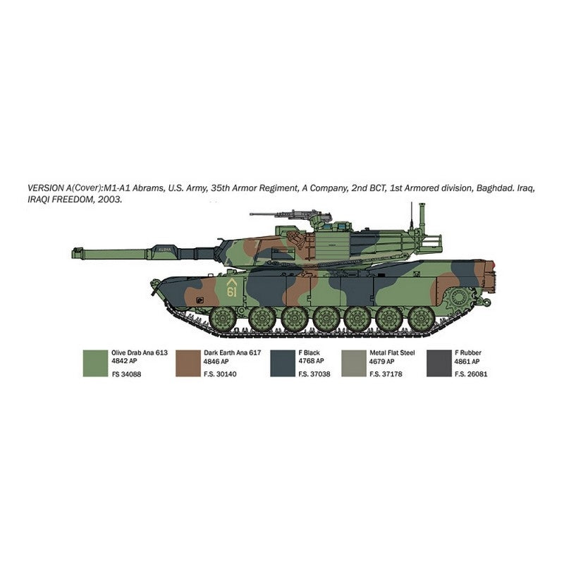 Italeri 35108 M1A1 Abrams - WAR THUNDER 1/35 – immagine 3