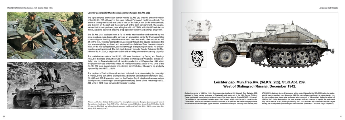 Abteilung 502 ABT758 HALBKETTENFAHRZEUGE – GERMAN HALF-TRACKS (1939-1945) – ENGLISH – zdjęcie 5