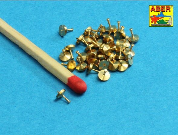 Aber 16106 Turned rivets 0,9 x1,3 x 0,5mm 40 pcs. 1/16