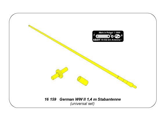 Aber 16159 German 1.4 m Stabantenne (1/16) – image 8