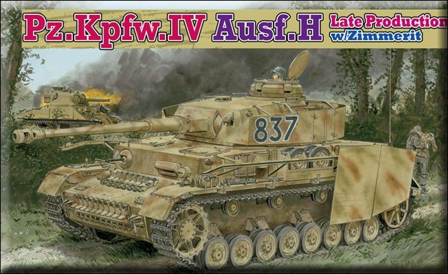 Dragon 6560 Pz.Kpfw IV Ausf.H with Zimmerit (Late Production) 1/35