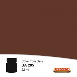 Lifecolor UA205 Rotbraun Schokoladenbraun RAL 8017 22ml