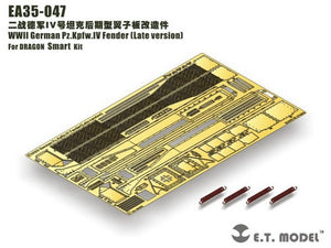 E.T. Model EA35-047 WWII German Pz.Kpfw.IV Fender（Late version）For DRAGON smart Kit 1/35 – Bild 4