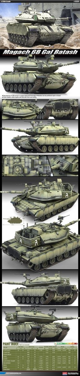 Academy 13281 Magach 6B Gal Batash 1/35 – image 2