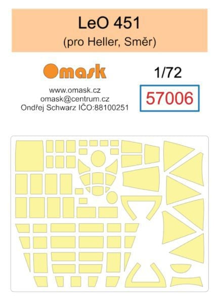 Omask 57006 LeO 451 (Heller, Smer) 1/72