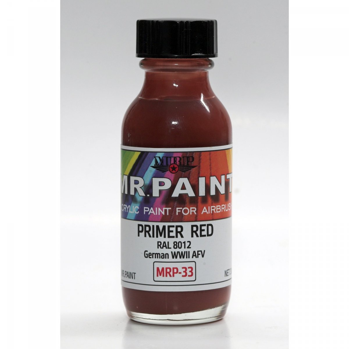 MR. Paint MRP-033 Primer Red RAL 8012WWII German AFV 30ml – Bild 2