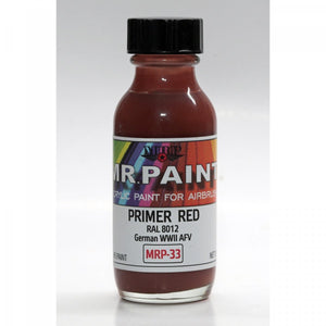 MR. Paint MRP-033 Primer Red RAL 8012WWII German AFV 30ml – Bild 2