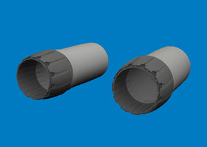 Eduard 672462 F-14D exhaust nozzles PRINT for Tamiya 1/72