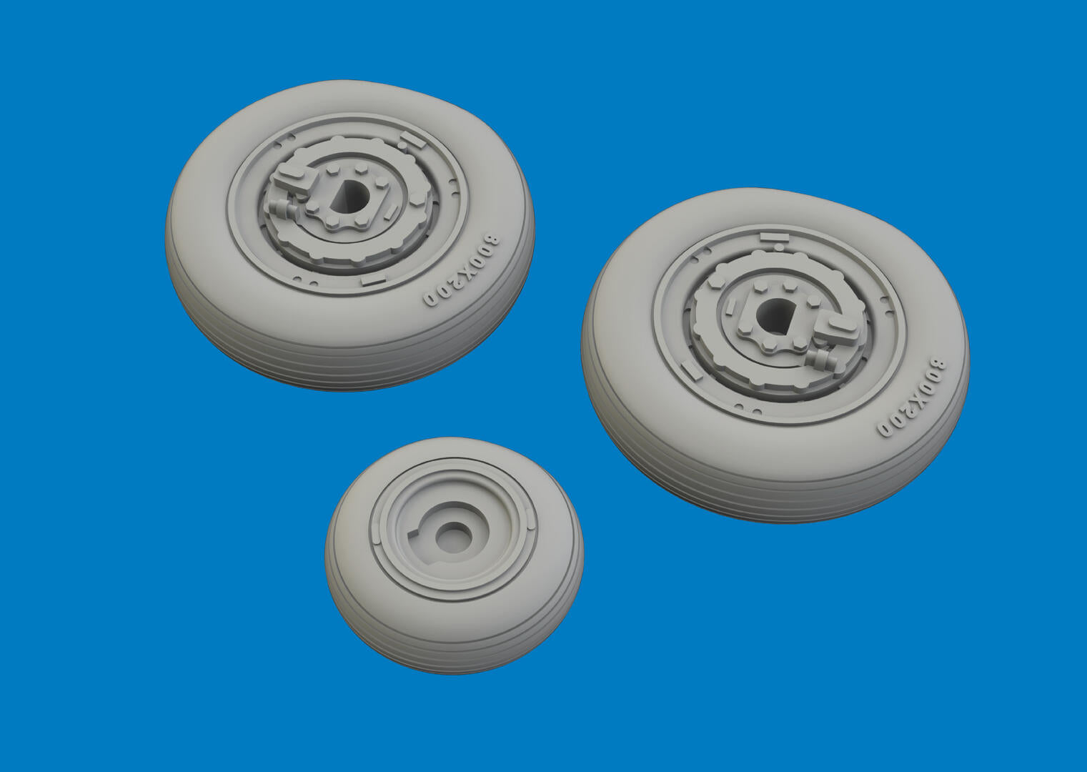 Eduard 672465 MiG-21R wheels for Eduard 1/72