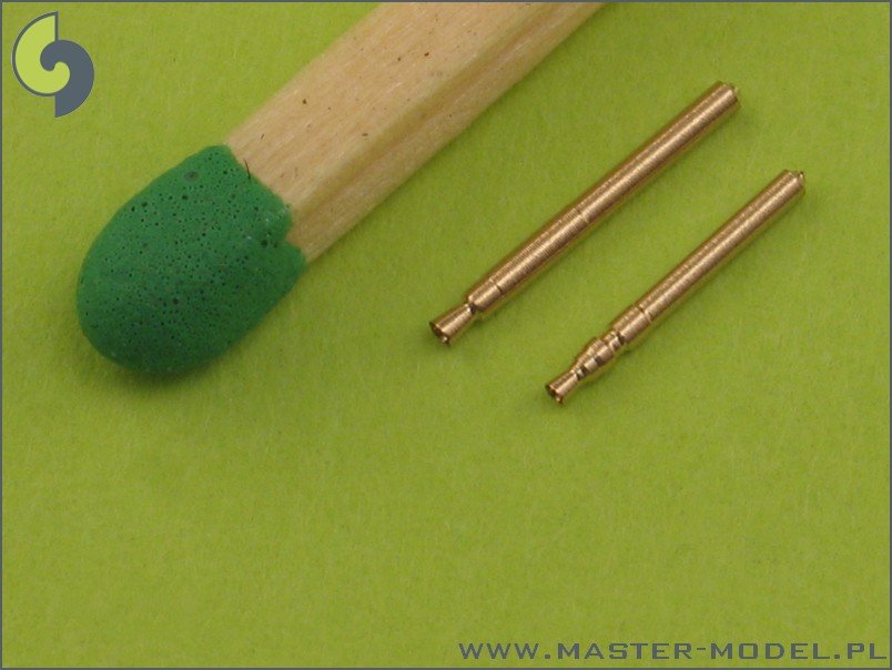 Master AM-72-009 Bf 109 E3 - E9, T armament set (MG 17 tips, MG FF barrels) – immagine 5