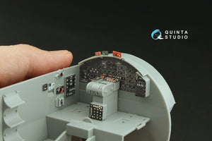 Quinta Studio QD32233 Boeing B-17E/F Pilot&amp;#39;s cockpit. 3D-Printed coloured Interior on decal paper (HK models) 1/32 – imagen 7