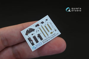 Quinta Studio QD72023 F4U-1 Corsair (Bird cage) 3D-Printed &amp;amp; coloured Interior on decal paper (for Tamiya kit) 1/72 – imagen 3