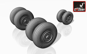 Armory Models AW72023 Sukhoj Su-24 Fencer early type wheels 1/72 – imagen 2