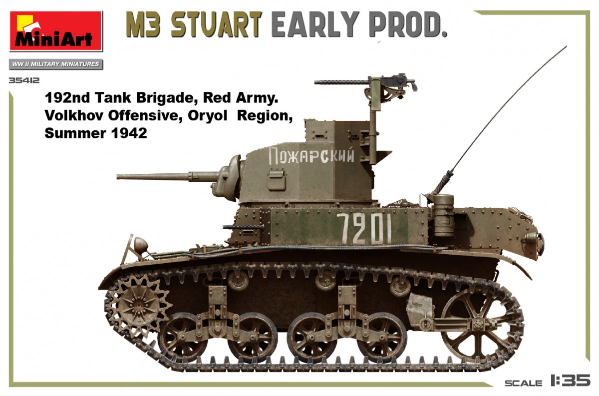 MiniArt 35412 M3 STUART EARLY PROD. 1/35 – Bild 4