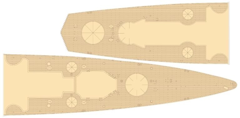 MK1 Design MD-20024 DKM Battleship SCHARNHORST DX PACK for Trumpeter 1/200 – immagine 71