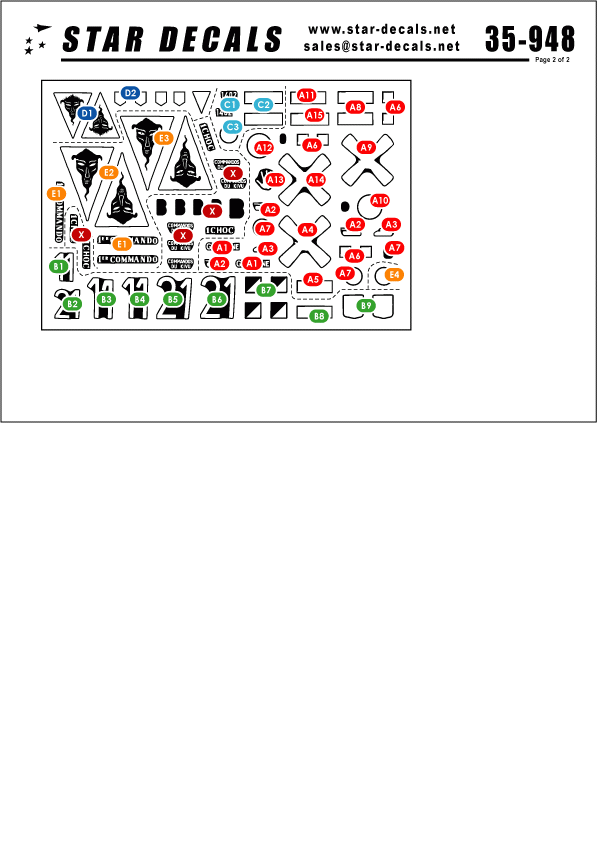 Star Decals 35-948 Modern African Wars 3 1/35 – imagen 2