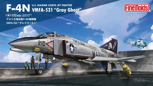 Fine Molds FX04 U.S. Marine Corps Jet Fighter F-4N VMFA-531 "Gray Ghost" 1/72