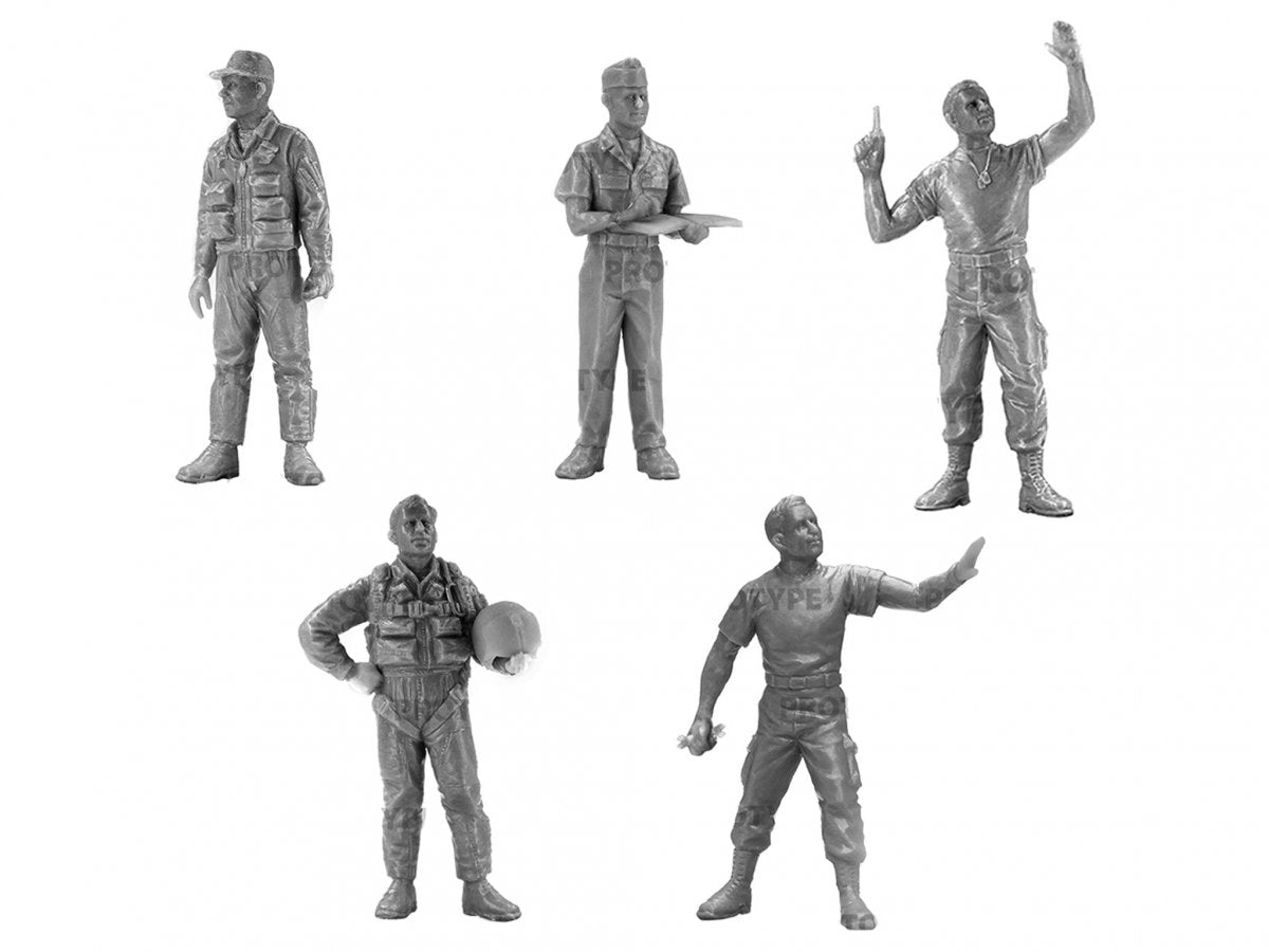 ICM DS4803 Vietnam USAF Airfield (OV-10A + O-2 + 5 figures) 1/48 – imagen 4