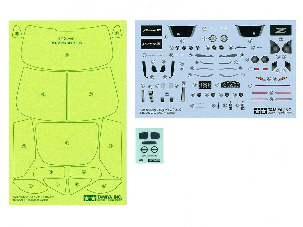 Tamiya 24363 Nissan Z / Nissan Fairlady Z (RZ34) 1/24 – immagine 9