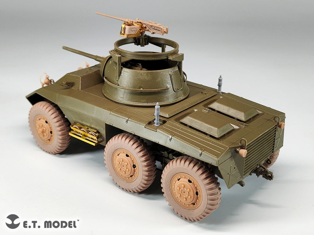 E.T. Model P35-150 U.S.Army M8/M20 Light Armored Car Sagged Wheels For TAMIYA Kit 1/35 – imagen 5
