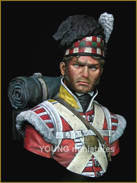Young Miniatures YH1826 The 92nd Gordon Highlanders Waterloo 1815 1/10 – imagen 2