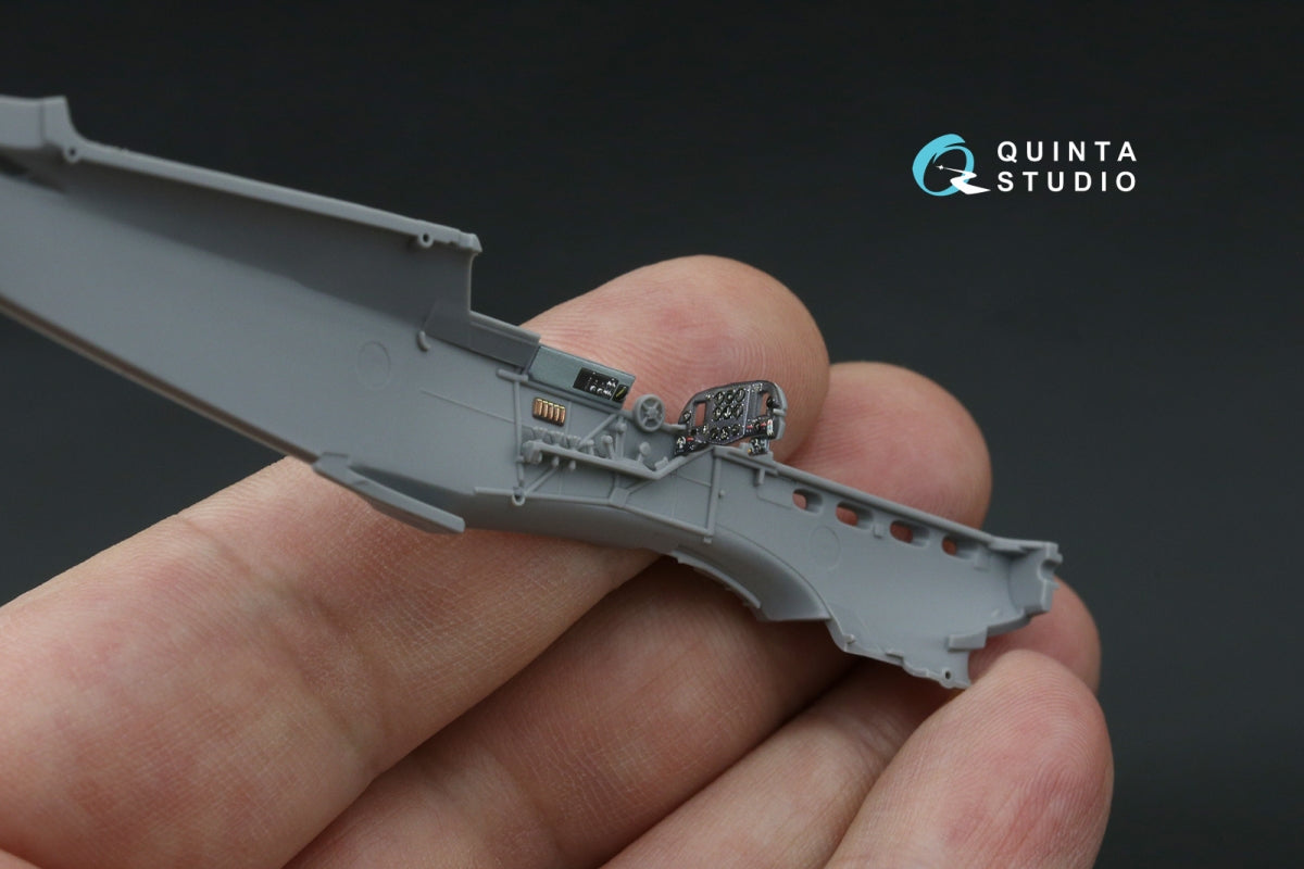 Intérieur du Yak-1 imprimé en 3D et coloré sur papier décalcomanie (Zvezda) Quinta Studio QD72203, échelle 1/72 – image 11