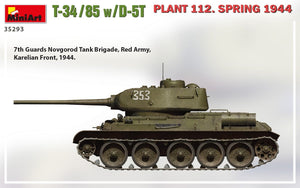 MiniArt 35293 T-34/85 w/D-5T PLANT 112. SPRING 1944 1/35 – imagen 6