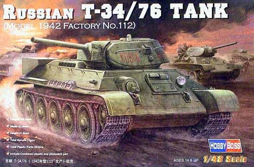 Hobby Boss 84806 T-34/76 russe (1942 n° 112) (1/48)