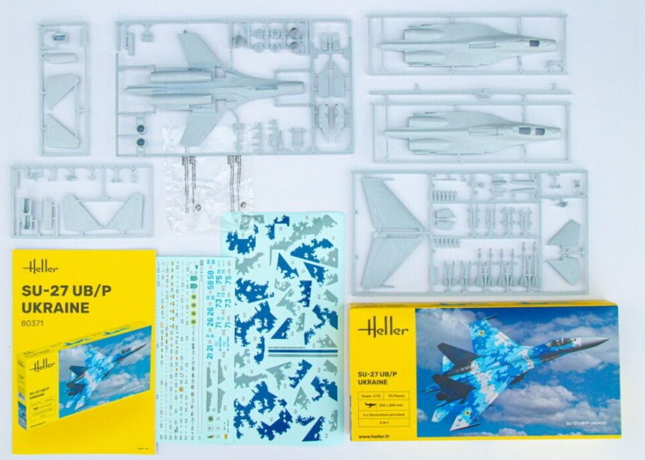 Heller 56371 Starter Set - SU-27 UB/P Ukraine 1/72 – imagen 4