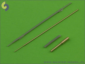 Master AM-48-052 Me-163A Komet - ensemble d&amp;#39;armement (embouts de canon MG 151) et tube Pitot (1/48)