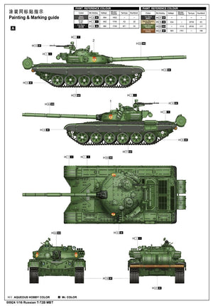 Trumpeter 00924 Russian T-72B MBT 1/16 – immagine 2