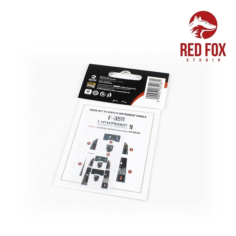 Red Fox Studio QS-48018 F-35B Lightning II (for Italeri kit) 1/48 – imagen 2