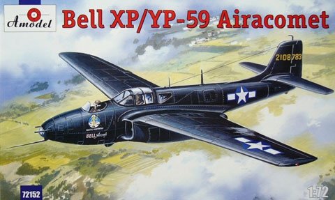 A-Model 72152 Bell XP-59/YP-59 Airacomet US Jet Fighter 1/72