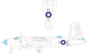 Eduard EX1046 B-26B Marauder national insignia ICM 1/48