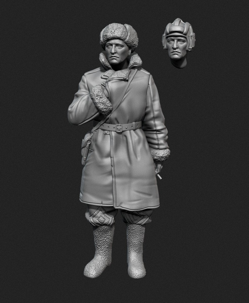 Panzer Art FI35-129 Soviet tank officer in sheepskin coat No.1 1/35 – imagen 5