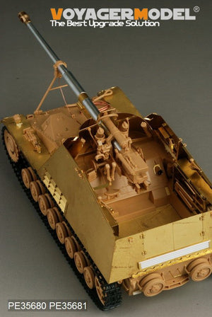 Voyager Model PE35680 WWII German Sd.Kfz. 164 Nashorn B ver include Gun barrel (For TAMIYA 35335) 1/35 – imagen 6