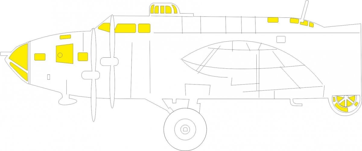 Eduard 644114 B-17F LööKplus HKM 1/48 – immagine 3