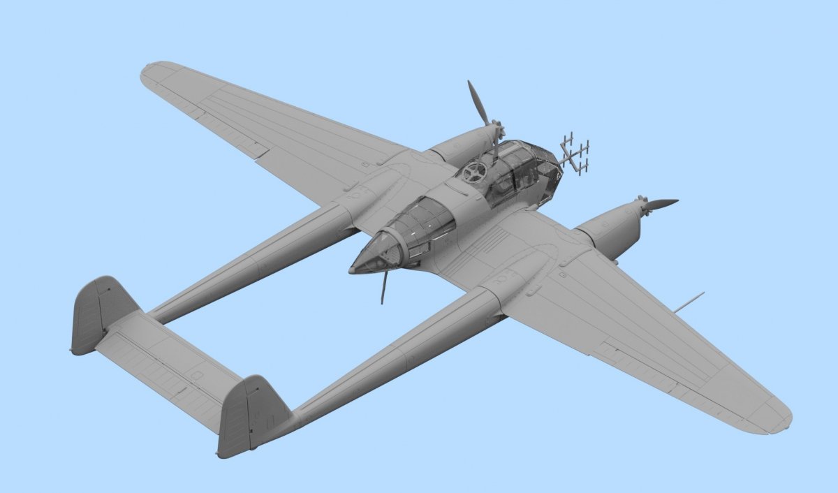 ICM 72293 FW 189A-1, WWII German Night Fighter 1/72 – immagine 3