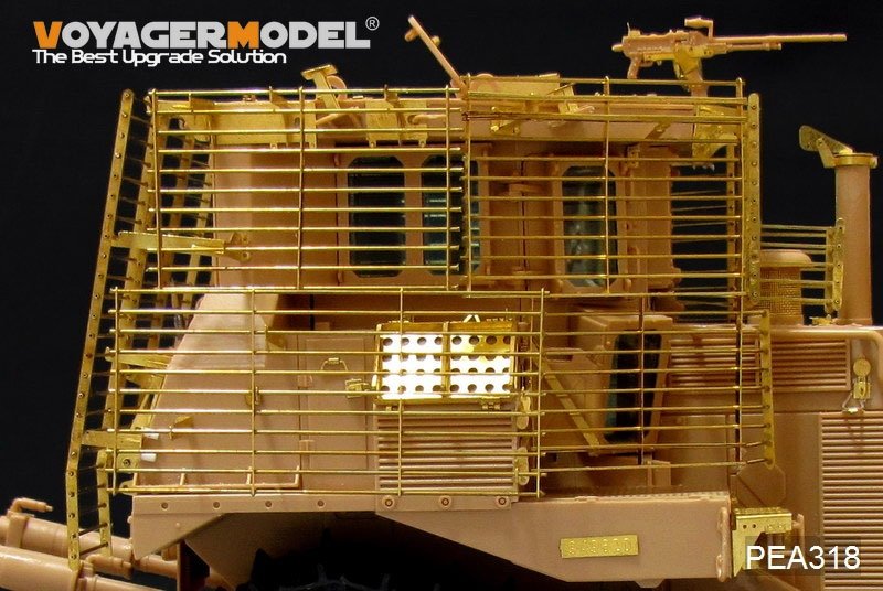Voyager Model PEA318 Modern IDF D9R Armored BullDozer slat armour (FOR MENG SS-002) 1/35 – zdjęcie 3
