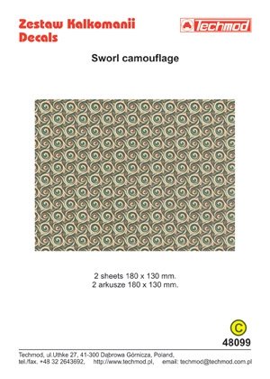 Techmod 48099 - Swirl Camouflage 1/48 – Bild 2